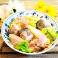 ももちゃんのれしぴ's cooksnap of when they made 鯖ベーコン白菜ペペロンチーノ白滝.