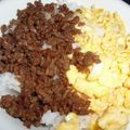 yuーjo＋＋'s cooksnap of when they made 簡単！おいしい！そぼろ丼.