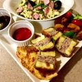 ame-ikuru's cooksnap of when they made 揚げない！ズッキーニの焼きサンドフライ♬.