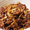 ＯＢＵ's cooksnap of when they made 韓国風☆柔らか牛肉とエリンギの炒め物.
