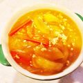 mozawa＊'s cooksnap of when they made 冬瓜と鶏ミンチのトロトロ味噌スープ.