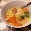 Natsu＊Fuyu's cooksnap of when they made 具沢山マカロニコーンスープ.