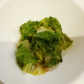 YOU1416's cooksnap of when they made 汁だく♪しろ菜と厚揚げのあっさり煮♡.