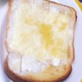 choco831's cooksnap of when they made ☆チーズと蜂蜜の簡単デザートトースト☆.