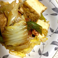 猫のミイヤ's cooksnap of when they made ☆厚揚げ・ネギ・白菜のすき焼き風炒め☆.
