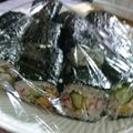 クックVWMBGU☆'s cooksnap of when they made 子供が喜ぶのり巻き.