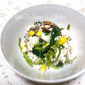 YUH♡ママ's cooksnap of when they made ★ほうれん草入りガーリック炒り豆腐★.