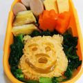 きらら1030's cooksnap of when they made ツムツム プーさん キャラ弁 ♡.