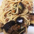 nenona's cooksnap of when they made 市販ソースで簡単！なすのミートスパゲティ.