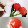ミニcooking's cooksnap of when they made プチトマトの皮がツルンと剥けちゃいました.