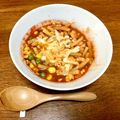 OTO☆HANA's cooksnap of when they made 野菜ジュース！ 3分パスタスープ.