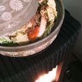 Ｚママ's cooksnap of when they made 餃子皮でミルフィーユ鍋（ごまみそ味）.