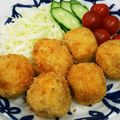 ☆☆みーちゃん★★'s cooksnap of when they made たっぷりキャベツ☆ツナポテトコロッケ.