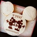 Ｋotonosuke's cooksnap of when they made 結婚記念日★ミッキーミニー時短2段ケーキ.