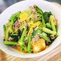 みくりんにゃみー☺️'s cooksnap of when they made ✿小松菜の豚玉炒め✿.
