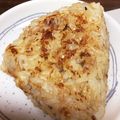 卵せんべい's cooksnap of when they made 残りご飯で★簡単焼きおにぎり★チーズＩＮ.