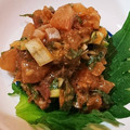 ☆zukuﾅｼ☆'s cooksnap of when they made 絶品漁師飯♪和えて簡単ハマチのなめろう.
