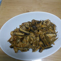 クックXZNKKF☆'s cooksnap of when they made めちゃ旨！豚肉ときのことごぼうの中華炒め.