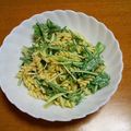 55才のおじさん's cooksnap of when they made 簡単！水菜とマカロニのサラダ.