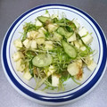 ☆ありか358☆'s cooksnap of when they made 水菜とはんぺんの簡単和風サラダ.