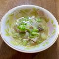 あぱとさうるす's cooksnap of when they made 白菜とベーコンのコンソメスープ.