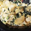 さるっちー's cooksnap of when they made 里芋とほうれん草のクリーム煮.