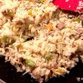 ame-ikuru's cooksnap of when they made ひき肉とピーマンのたまご炒飯.