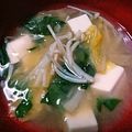 ムーミン☆ママ's cooksnap of when they made *シンプル美味☆えのきと白菜の味噌汁♪.