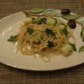 melmarilyn's cooksnap of when they made 長ねぎとゴルゴンゾーラのパスタ.