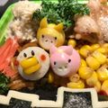 まっきー♪３７'s cooksnap of when they made うずらの卵でピンクのぶたさん♪キャラ弁に.
