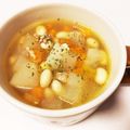 R★Hママ♥'s cooksnap of when they made 大根と大豆たっぷりスープ！栄養満点♪.