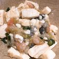 気まぐれご飯を作る人's cooksnap of when they made ネギと海老の崩し豆腐.