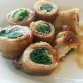 yewkiny's cooksnap of when they made 砂糖不使用♪お弁当にほうれん草の肉巻き♡.