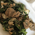 りんりんっ☆'s cooksnap of when they made 簡単☆春菊と豚肉の卵とじ.
