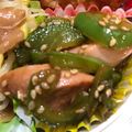 わたるんママ's cooksnap of when they made 想像より食べやすい☆緑パプリカだけ炒め.
