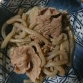 yuriレシピ's cooksnap of when they made 牛肉とごぼうとこんにゃくの煮物.