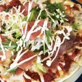 yukky☆mama's cooksnap of when they made フライパンで！生ハムとベビーリーフのピザ.