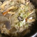 ちゅらりんりん314's cooksnap of when they made キノコたっぷり☆すいとん☆醤油ベース.