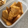 kinako10's cooksnap of when they made サクサク♪クルトン★★★.