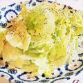 ＊sunlight＊'s cooksnap of when they made ♡レタスのサラダ♡にんにくと粉チーズで.