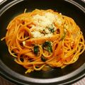 さくさくmomo's cooksnap of when they made 簡単‼ベーコンとほうれん草のナポリタン.