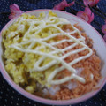 miyuki12's cooksnap of when they made 鮭マヨたま丼～.