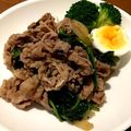 きなこふに's cooksnap of when they made ご飯進む♬牛バラほうれん草炒め.