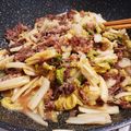 2太郎４姫の母ちゃん's cooksnap of when they made 牛こまと白菜のシャキシャキオイスター炒め.