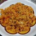 ちぃひらめ's cooksnap of when they made こどもが喜ぶ★チキンライス★.
