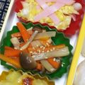 nosso's cooksnap of when they made 簡単レンチンシャキシャキ大根の皮のナムル.