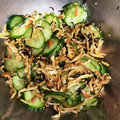 キョーマキ's cooksnap of when they made 洋風仕立て♡切り干し大根と胡瓜のサラダ.