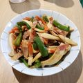 mk☆☆☆☆☆'s cooksnap of when they made 簡単！上海の味？ベーコン・エリンギ炒め.