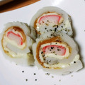 ゆまつは's cooksnap of when they made ちくわとかにかまのクルクル♪.