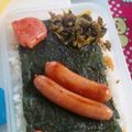 なっちｬﾝ's cooksnap of when they made ミルフィーユご飯☆懐かしの海苔段々弁当.